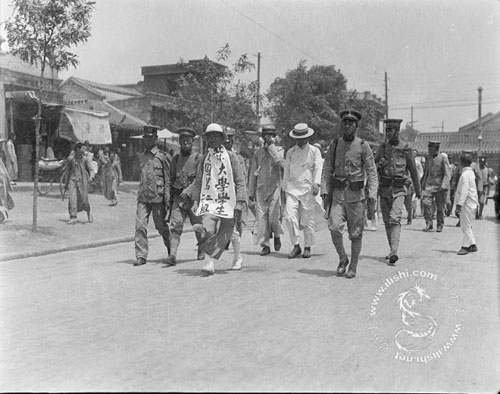 1919年6月4日，被拘捕的北大学生