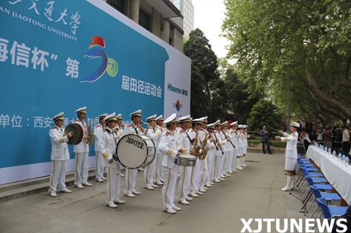 西安交大励志书院国防生第50届校运会风采特写