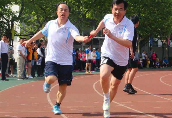 记中石大文学院参加2016年田径运动会 