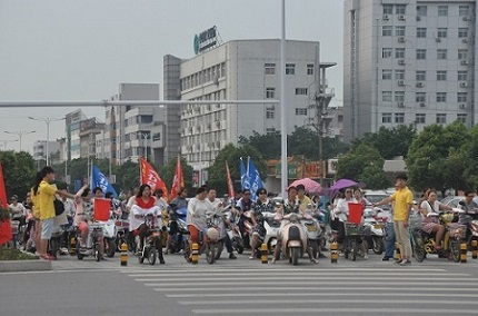 志愿协警活动圆满结束